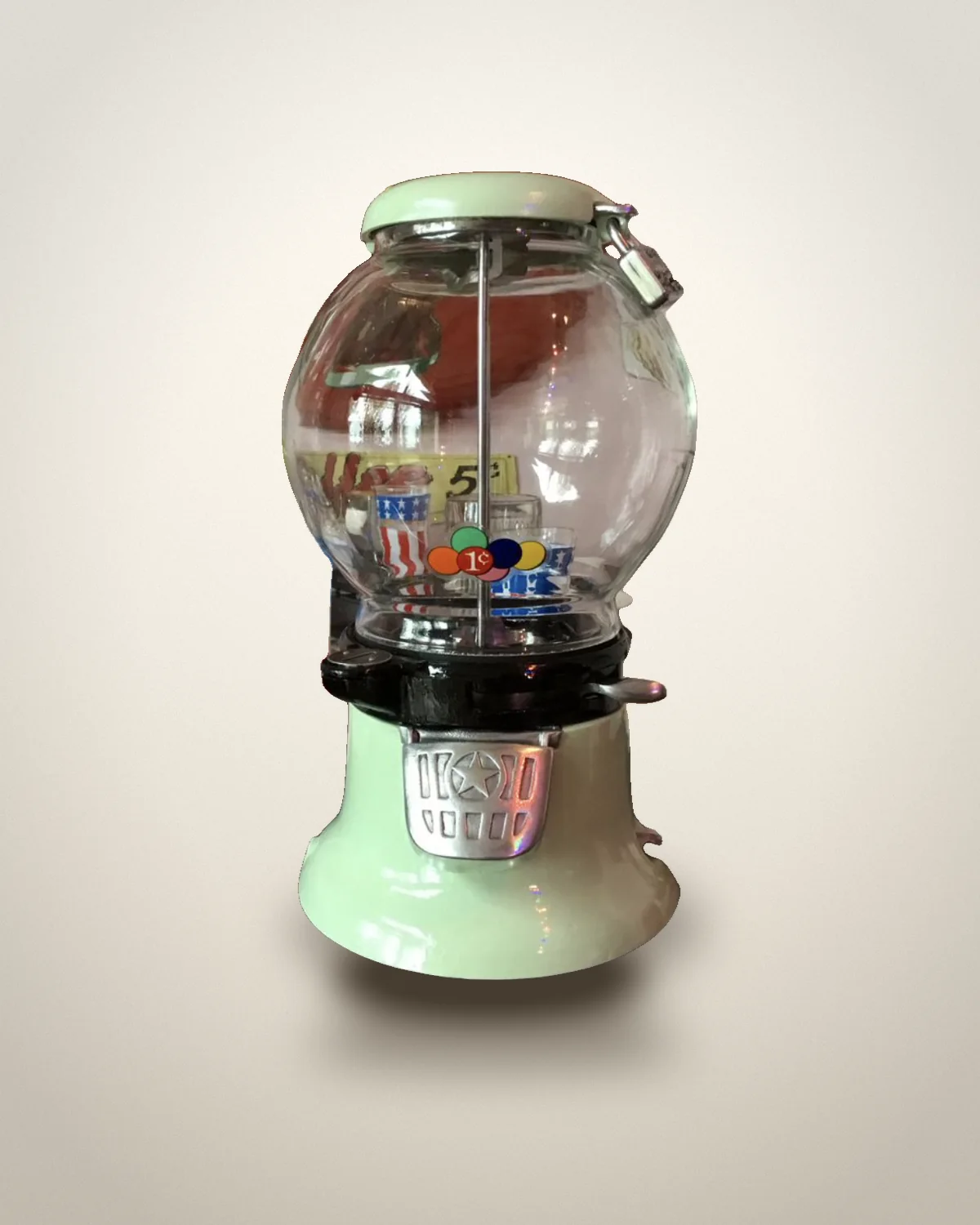 Distributeur de bonbons Columbus modèle 46, vue studio