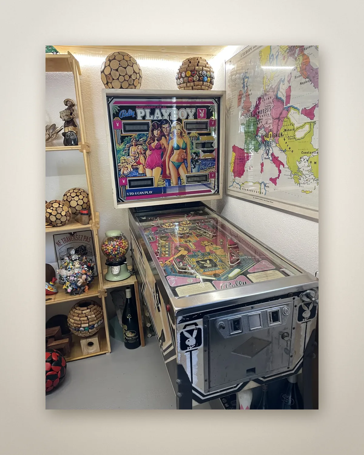 Flipper de bistrot, vue studio