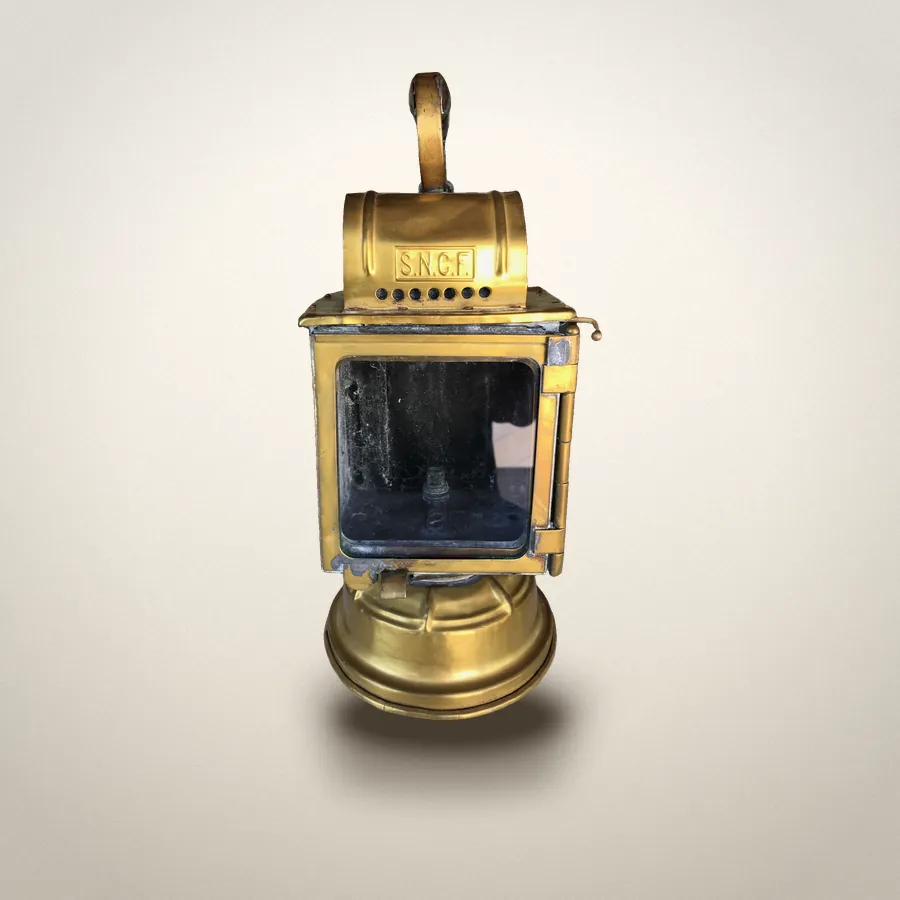 Lanterne à main SNCF, H 34 cm