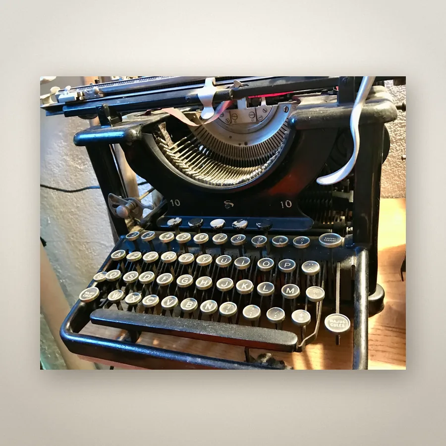 Machine à écrire Remington, 1920