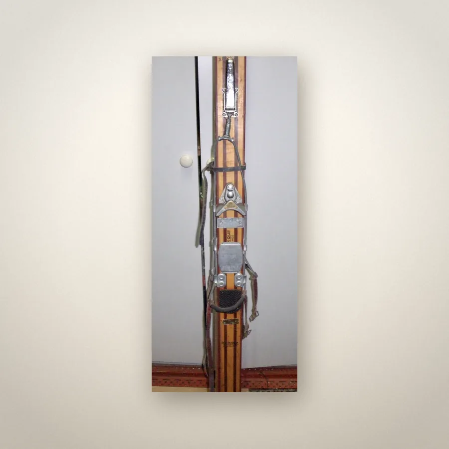 Skis Rossignol en hickory, modèle Émile Allais, 1950 · 1,90 m