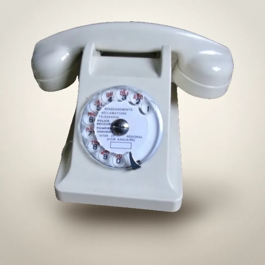 Téléphone U43 ivoire en bakélite