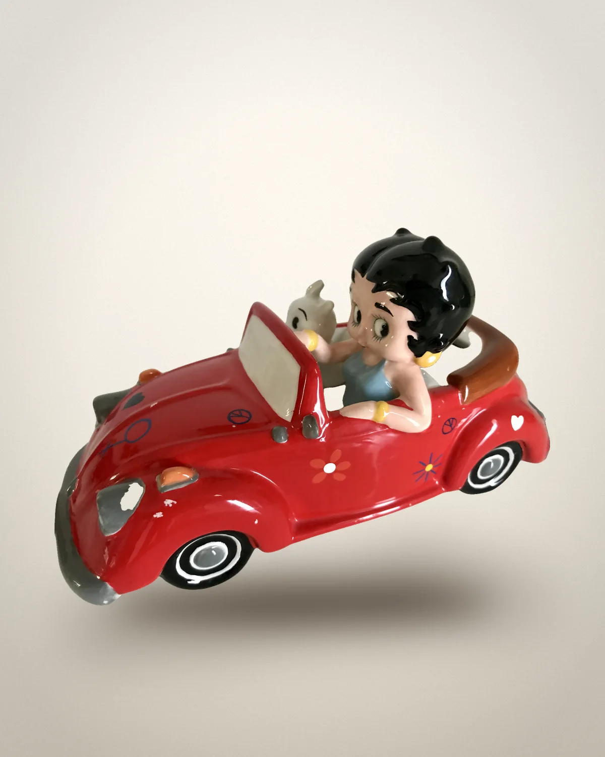Tirelire Betty Boop, vue studio