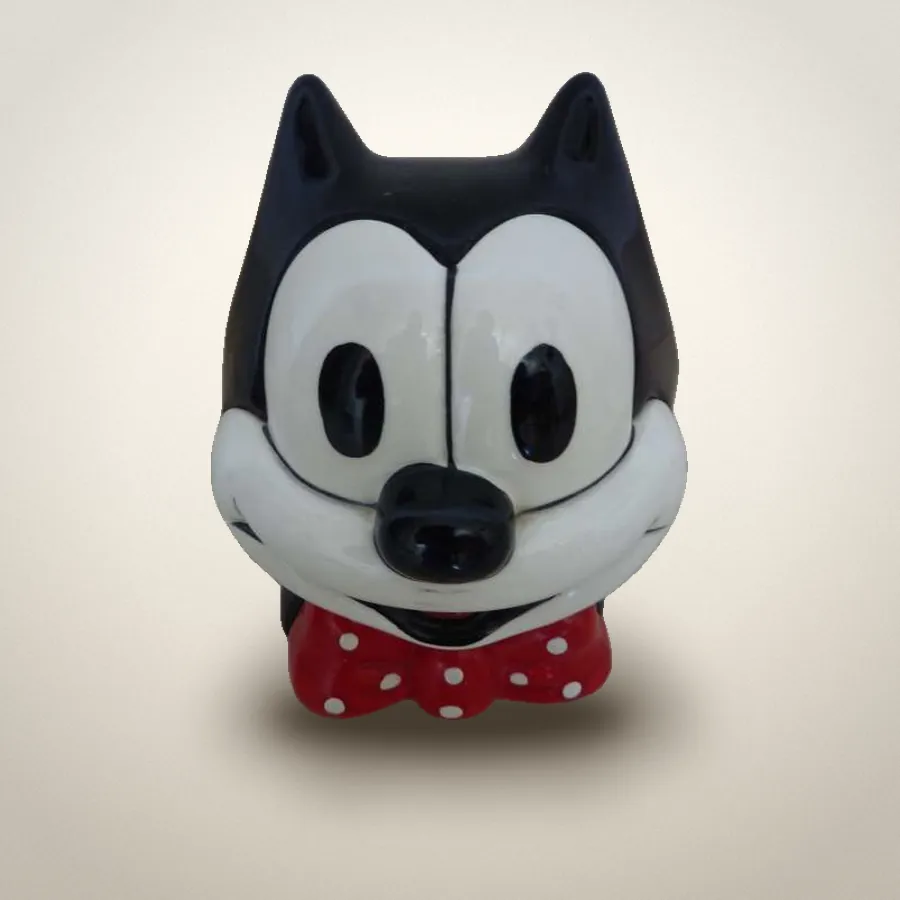 Tirelire Félix le chat, 1970 · H 14 cm