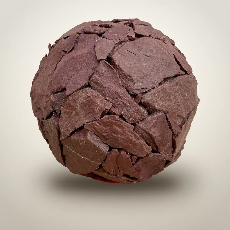 Ardoise n°65, Ardoise · D 25 cm