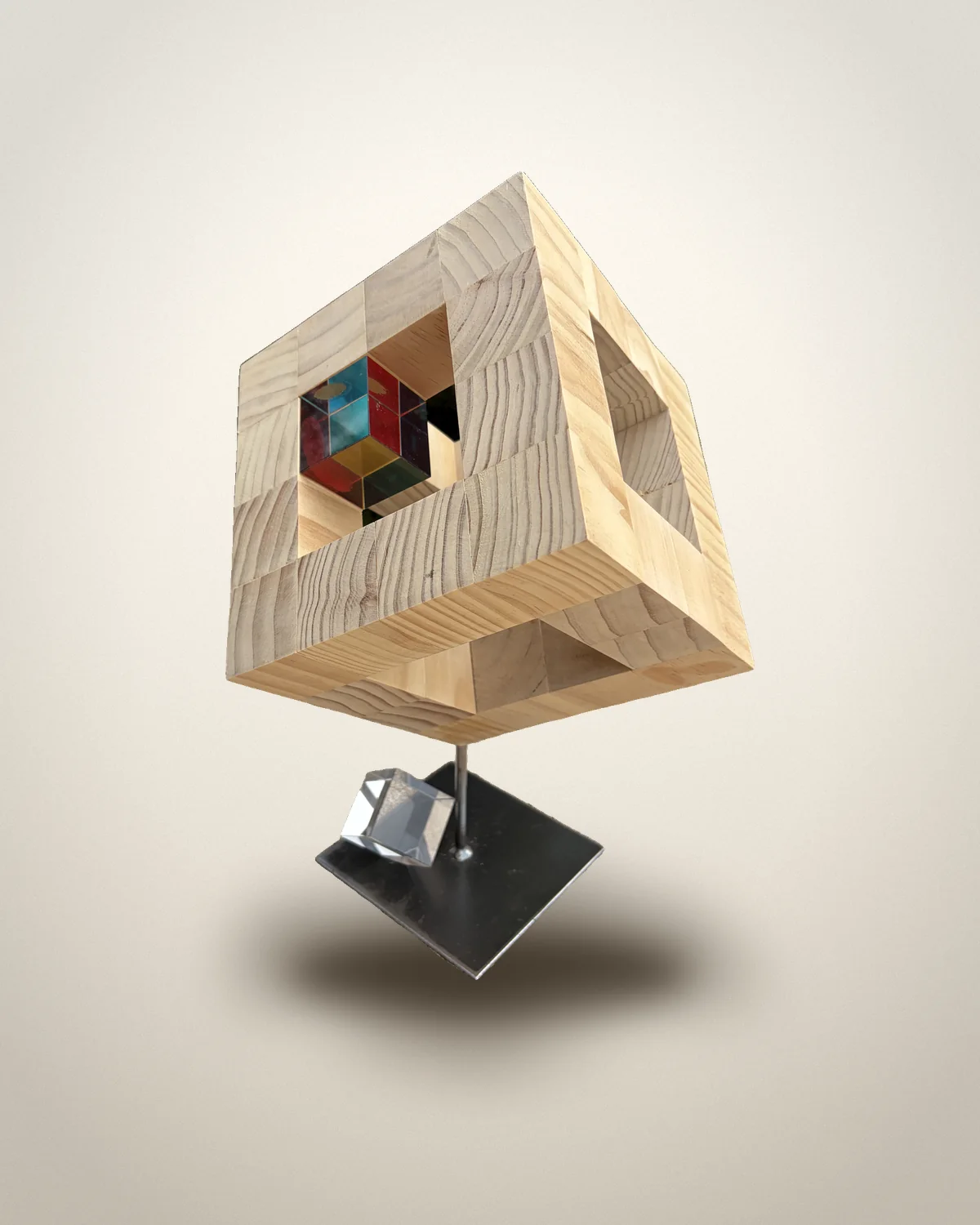 Cube et cube, vue studio