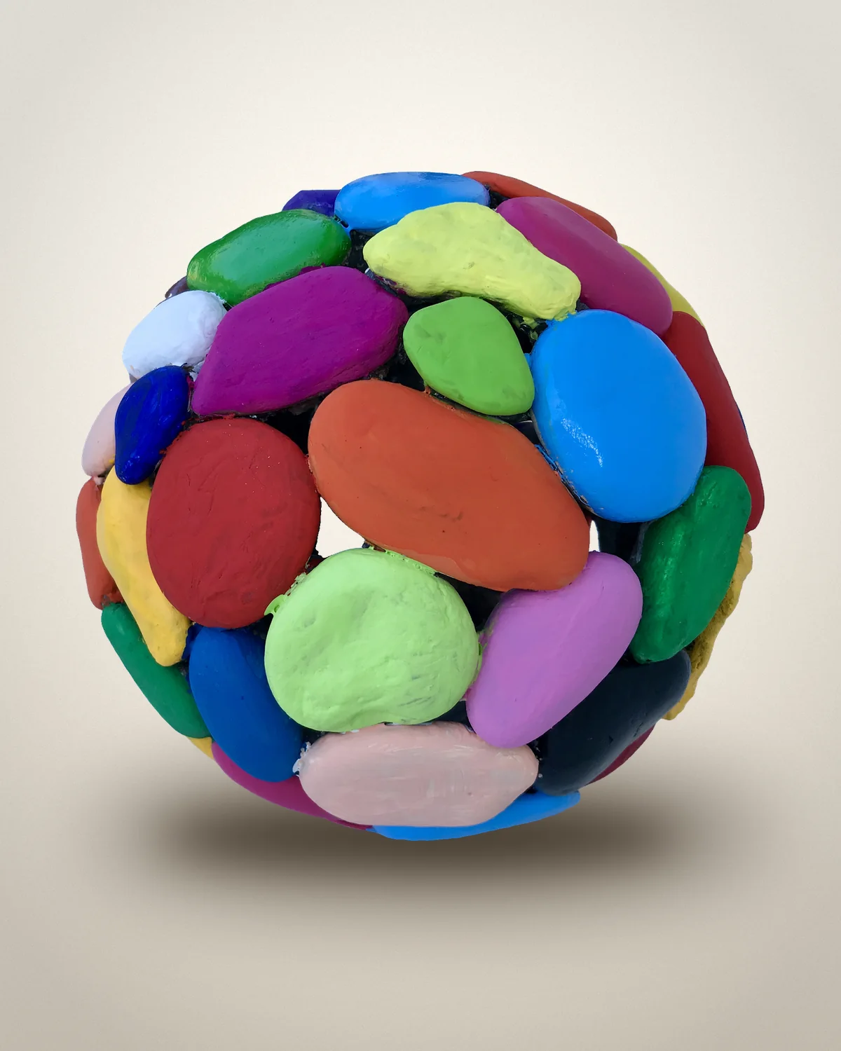 Galets couleurs n°5, vue studio