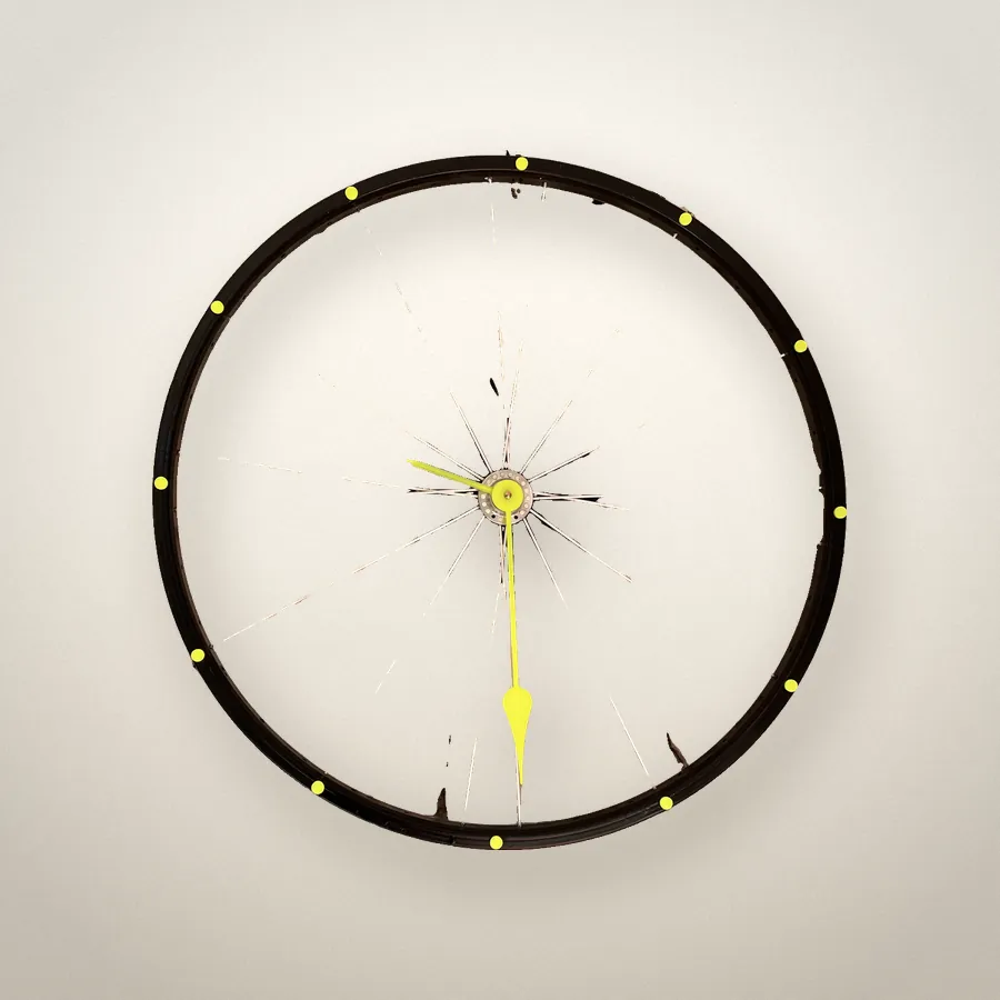 Horloge vélo, Jante de vélo