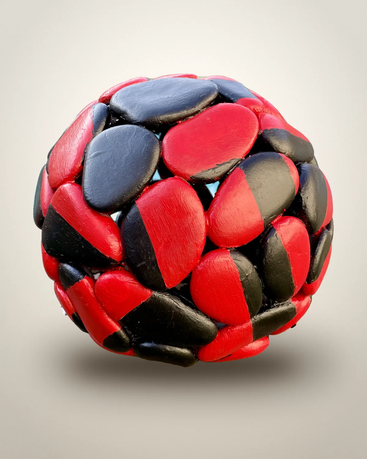 Rouge et noir, vue studio