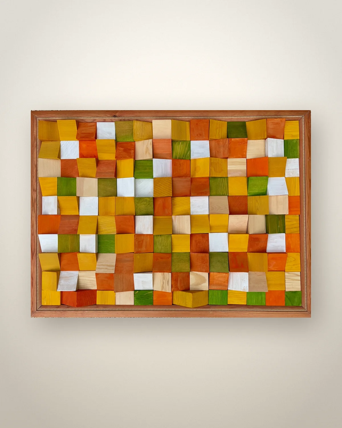 Tableau bois couleurs, vue studio
