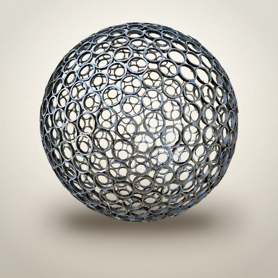 Transparence acier, Acier · D 25 cm