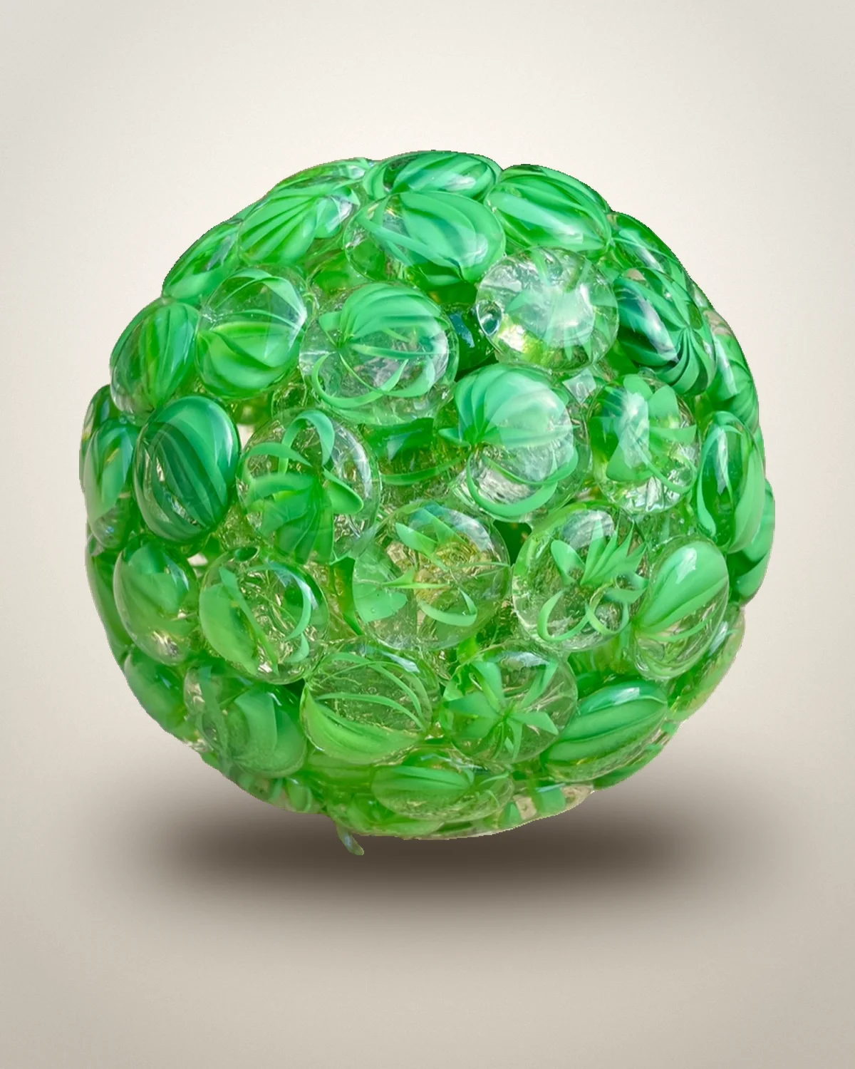 Verre vert, vue studio