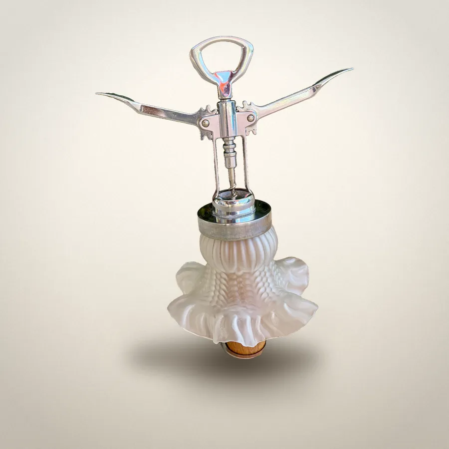 Vive la mariée, Tire-bouchon, verre